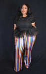 Kurves Multi Striped Pants